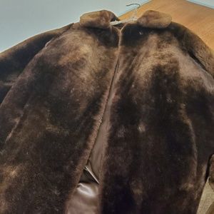 Vintage Genuine Mouton Lambswool Swing Jacket